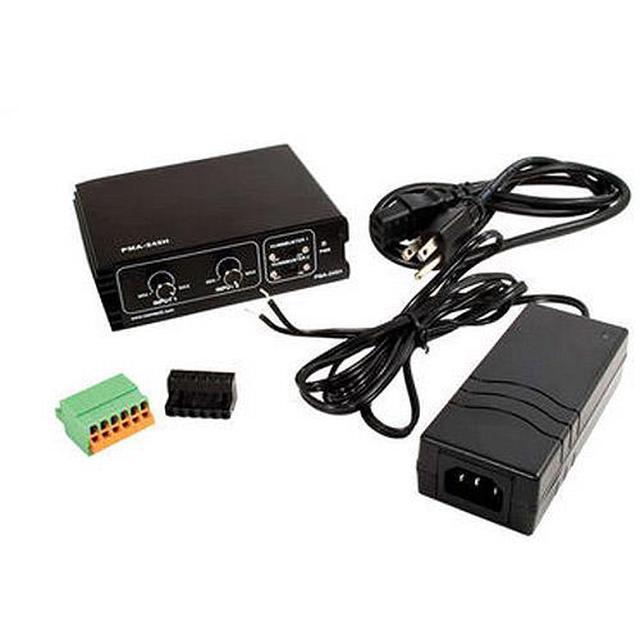 45 WATT STEREO MIXER/AMPLIFIER PLENUM RATED