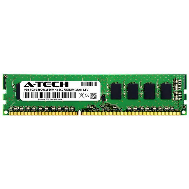 4GB RAM Replacement For Hynix HMT451U7AFR8C-RD HMT451U7BFR8C-RD HMT451U7DFR8C-RD DDR3 1866MHz PC3-14900 ECC UDIMM 1Rx8 Server Memory