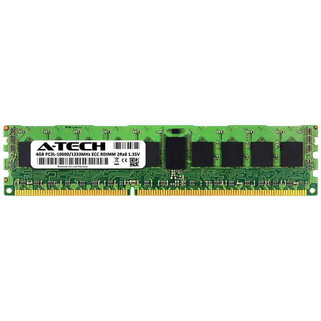 4GB RAM Replacement For Kingston KVR1333D3LD8R9S/4G DDR3 1333MHz PC3L-10600 ECC RDIMM 2Rx8 Server Memory