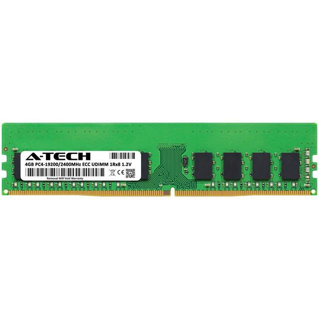 4GB RAM Replacement For Kingston KVR24E17S8/4 DDR4 2400MHz PC4-19200 ECC UDIMM 1Rx8 Server Memory