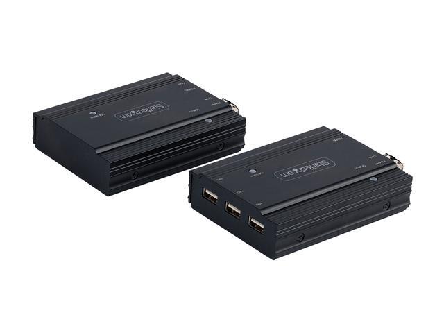 4K HDMI KVM Extender Over Fiber HDMI Video & USB Over Fiber Up To 984ft/300m (MultiMode) 10G MMF SFP+ Modules Remote KVM Switch/Console Extender KVM Extension Kit (TX/RX) - Transmitter & Receiver
