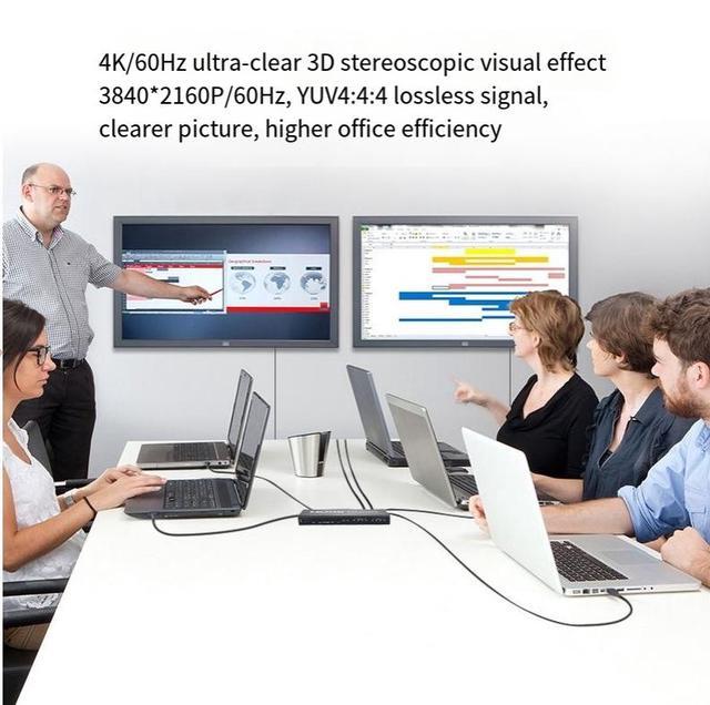 4K60Hz KVM HDMI2.0 Matrix Ultra-clear 4-in-2-out HDMI Switcher Distributor