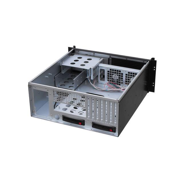 4U Industrial Integrated Chassis / Standard 19-inch Rack-mounted Industrial Control Chassis / 4 Standard 3.5-inch Hard Disk Slots (including 2 Hot-swappable Hard Disk Slots) / Empty Chassis
