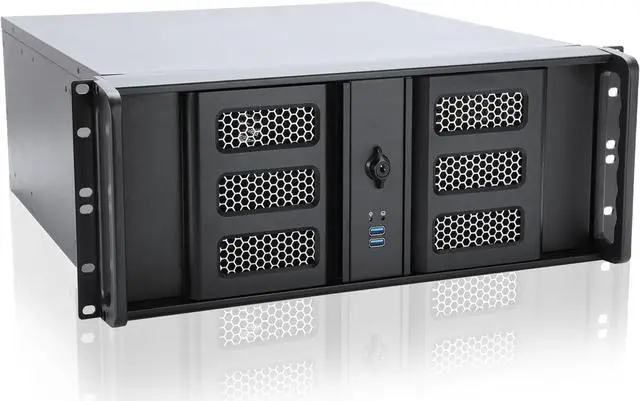4U Rackmount Server Chassis with 3x5.25 Front Bays+7x3.5 +3x2.5 Drive Bays