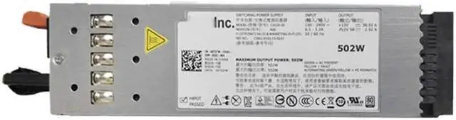 500W C502A-S0 A717P-00 For R610 Server Power Supply PSU Switch Power XTGFW J38MN 8V22F FJVYV MP126 RN442(500W