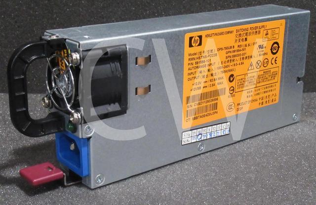 593831-B21 599383-001 591556-101 HP 750-Watts CS PLATINUM POWER SUPPLY