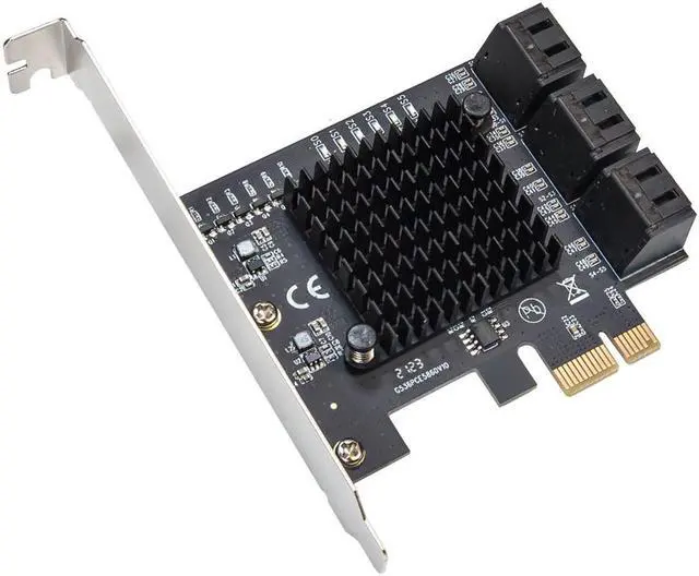 6 Port SATA III to PCIe 3.0 x1 NON-RAID Expansion Card