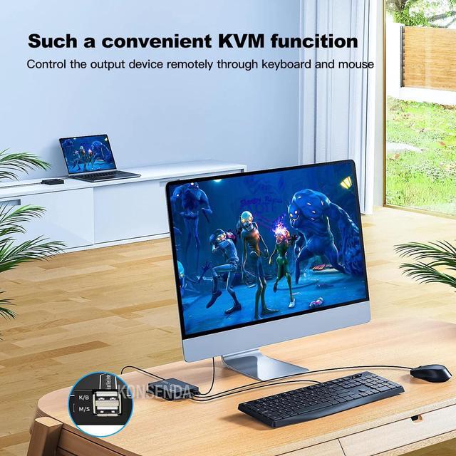 60M HDMI KVM Extender Over Cat5e Cat6 1080P HDMI USB KVM Ethernet Extender Transmitter With Loop Out Support USB Keyboard Mouse(With AU Plug) (TX And RX)