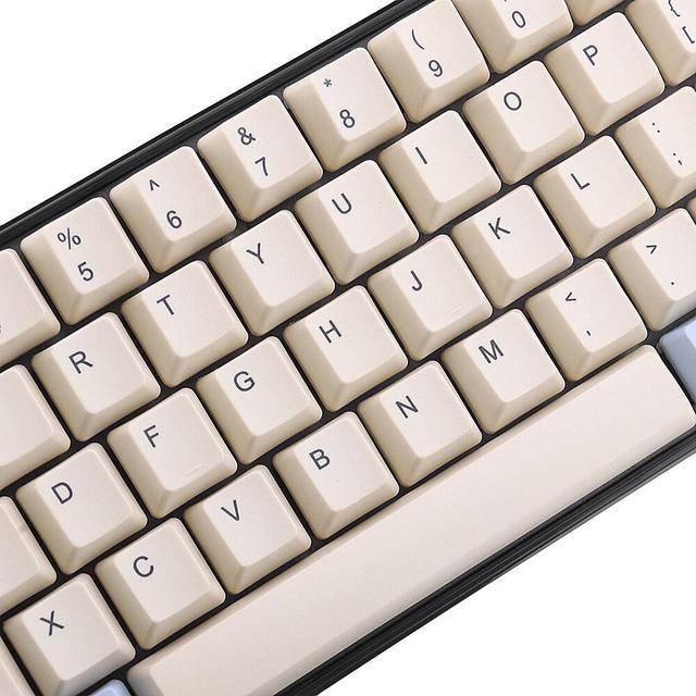 67 Key Milky Blue Keycap Set OEM Profile PBT Sublimation Keycaps For Mechanical Keyboards