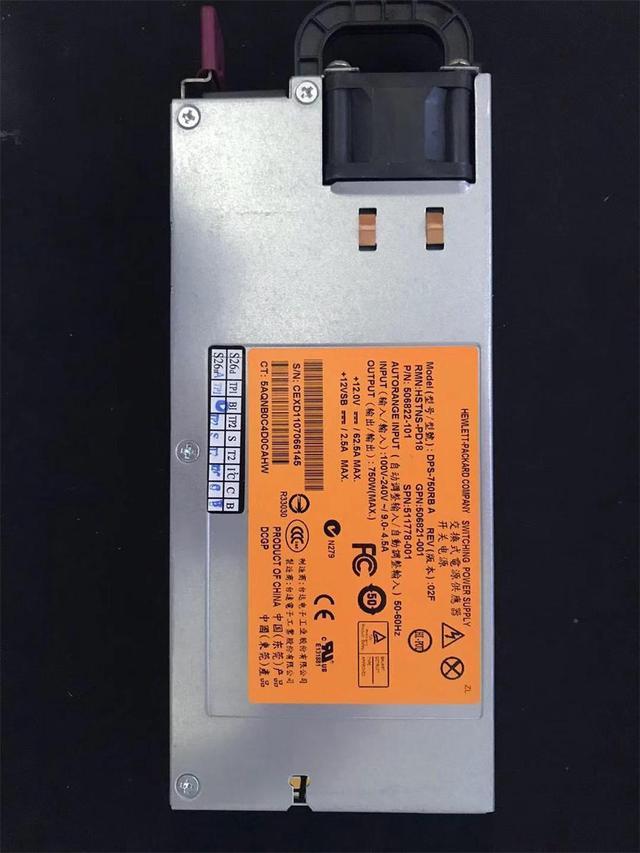 750 Watt Power Supply Server For HP DPS-750RB A PSU
