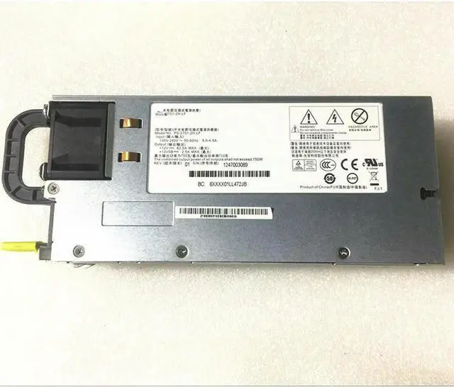 750W Power Supply for Server 750W 2U PSU PS-2751-2F-LF PS-2751-1F-LF For R520 G7 with Power Cage DD-3151-3F-LF 4A807-02
