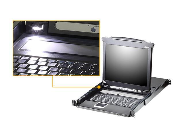 8-Port LCD KVM W/ Cables