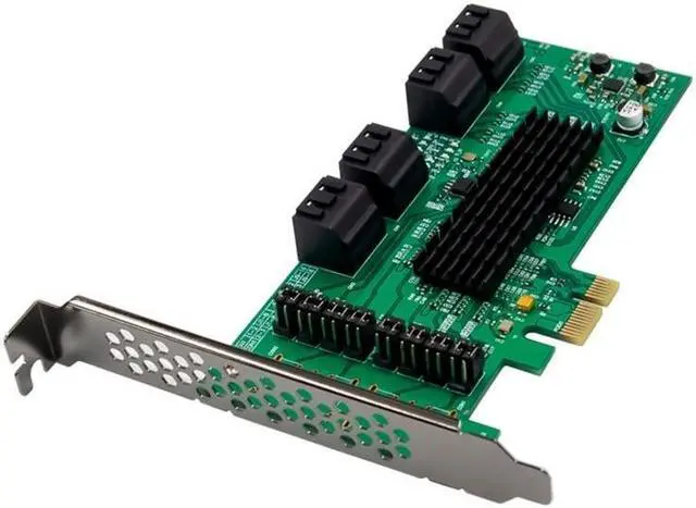 8 Port Sata 3 PCI Express Expansion Card PCI-E Sata Controller PCIe 1X to Sata III 6Gb Adapter Add On Cards For HDD SSD