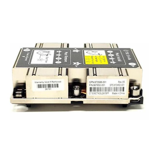 872452-001 1U Standard Heatsink For Proliant DL360 DL380 G10 Servers