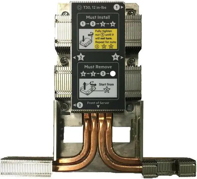 872453-001 873590-001 867651-001 High Performance CPU Heatsink For Proliant DL360 G10 Server
