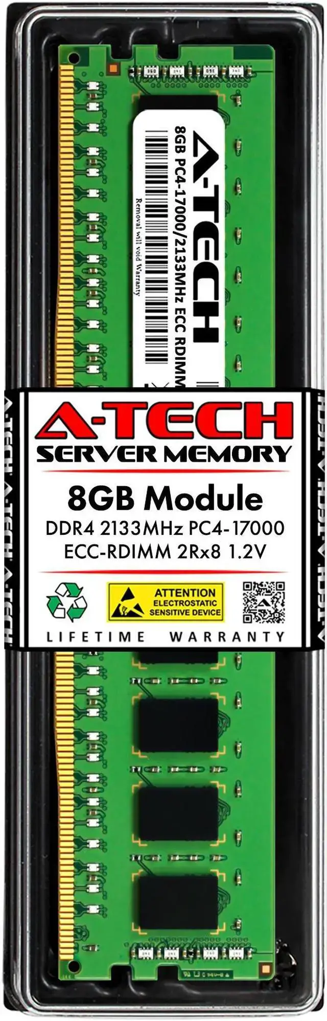8GB RAM Replacement for Hynix HMA41GR7AFR8N-TF HMA41GR7BJR8N-TF HMA41GR7MFR8N-TF DDR4 2133MHz PC4-17000 ECC RDIMM 2Rx8 Server Memory