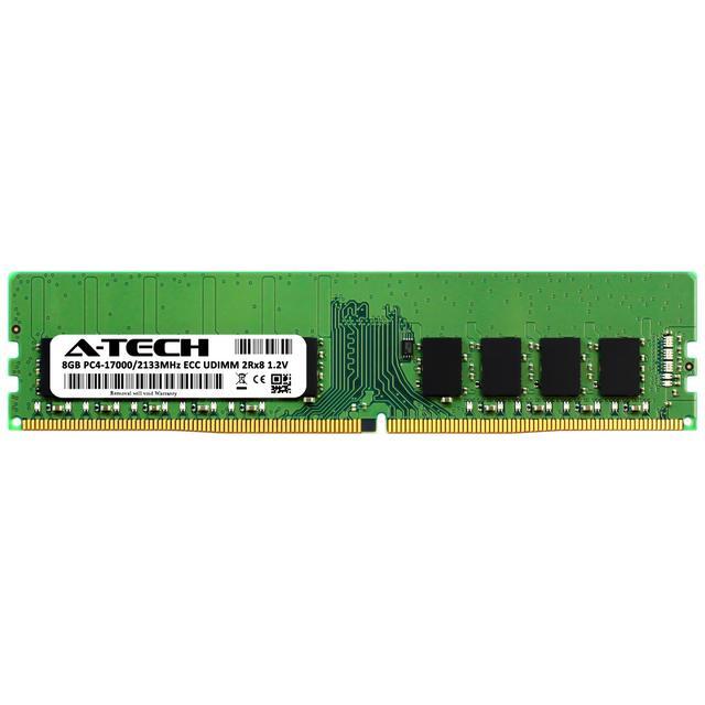 8GB RAM Replacement For Samsung M391A1G43DB0-CPB M391A1G43EB1-CPB M391A1K43BB1-CPB DDR4 2133MHz PC4-17000 ECC UDIMM 2Rx8 Server Memory