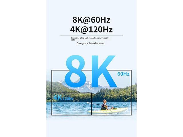 8K HDMI KVM Switch 8K USB KVM HDMI Switch 2x1 HDMI2.1 Ports + 4X USB3.0 KVM Ports Share 2 Computers One Monitor Switch Supports 8K 60Hz 4K 120Hz YUV 4:4:4 HDCP 2.3 HDR 10 Hotkey Darkish
