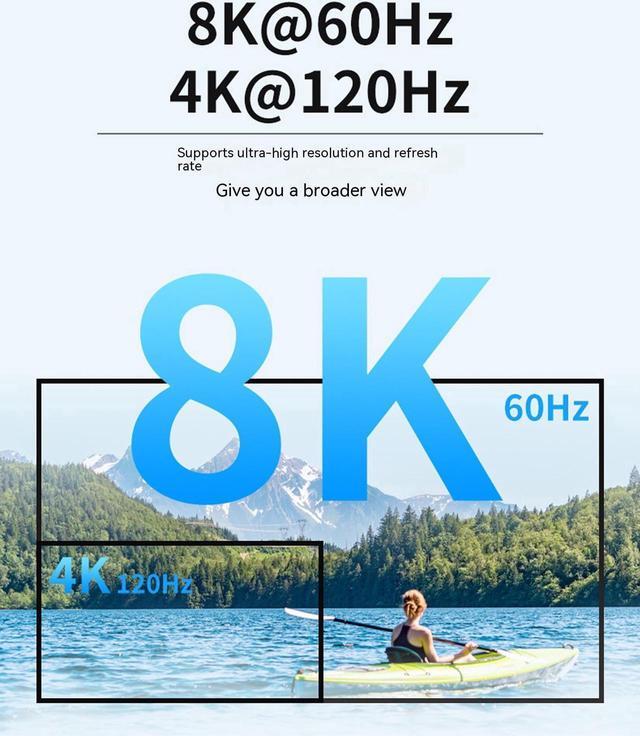 8K HDMI KVM Switch 8K USB KVM HDMI Switch 2x1 HDMI2.1 Ports + 4X USB3.0 KVM Ports Share 2 Computers One Monitor Switch Supports 8K 60Hz 4K 120Hz YUV 4:4:4 HDCP 2.3 HDR 10 Hotkey Darkish
