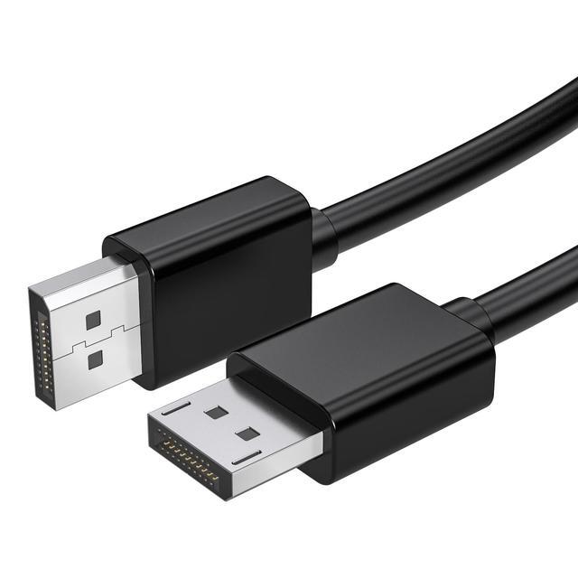 8K60Hz HDMI+DP KVM Switch 2 Monitors 2 Computers With 8K DisplayPort Cable 1.4 DP To DP Male-to-male Gold-plated Cable 3.3 Ft. (8K60Hz 4K144Hz) For 2 Computers Sharing 2 Monitors And 1 Set Of Keyboa