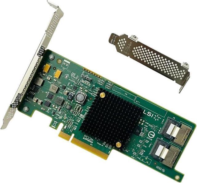 9207-8i SATA/SAS 6Gb/s PCI-E 3.0 HBA FW:P20 IT Mode For ZFS FreeNAS UnRAID