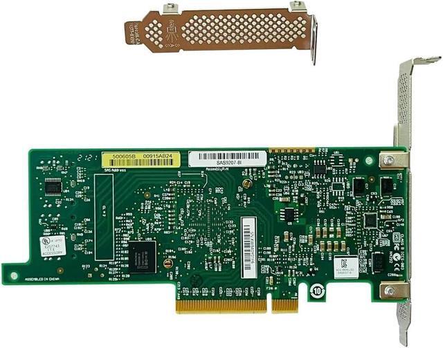 9207-8i SATA/SAS 6Gb/s PCI-E 3.0 HBA FW:P20 IT Mode For ZFS FreeNAS UnRAID