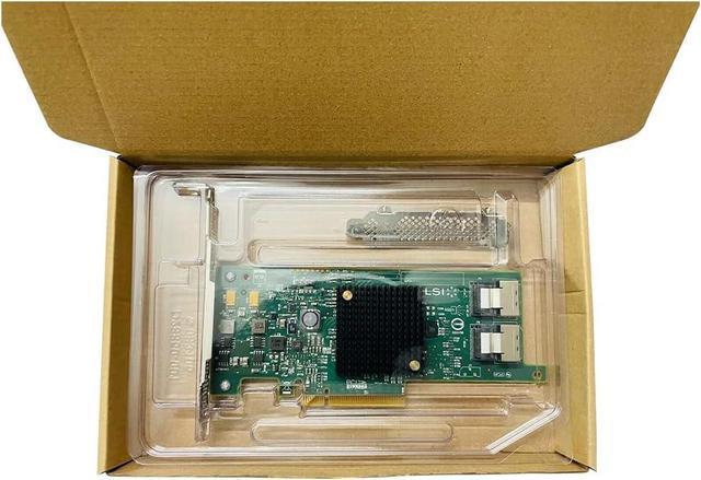9207-8i SATA/SAS 6Gb/s PCI-E 3.0 HBA FW:P20 IT Mode For ZFS FreeNAS UnRAID
