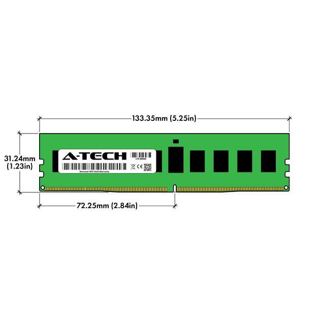 A-Tech 16GB (2x8GB) 1Rx4 PC4-21300R DDR4 2666 MHz ECC RDIMM Registered DIMM 288-Pin Single Rank X4 Server & Workstation RAM Memory Upgrade Kit
