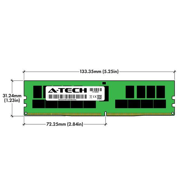 A-Tech 256GB (4x64GB) 2Rx4 PC4-23400R DDR4 2933 MHz ECC RDIMM Registered DIMM 288-Pin Dual Rank X4 Server & Workstation RAM Memory Upgrade Kit
