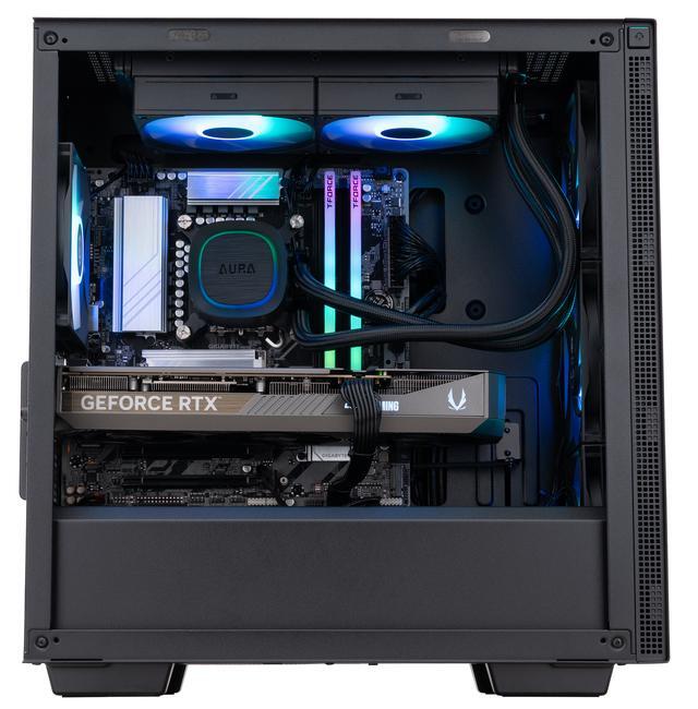 ABS Aeolian-M Aqua Gaming PC - Windows 11 - Intel Core Ultra 9 285K - GeForce RTX 5070 Ti - DLSS 4 - AI-Powered Performance - 32GB DDR5 6400MHz - 2TB M.2 NVMe SSD - AMA285K5070TI3