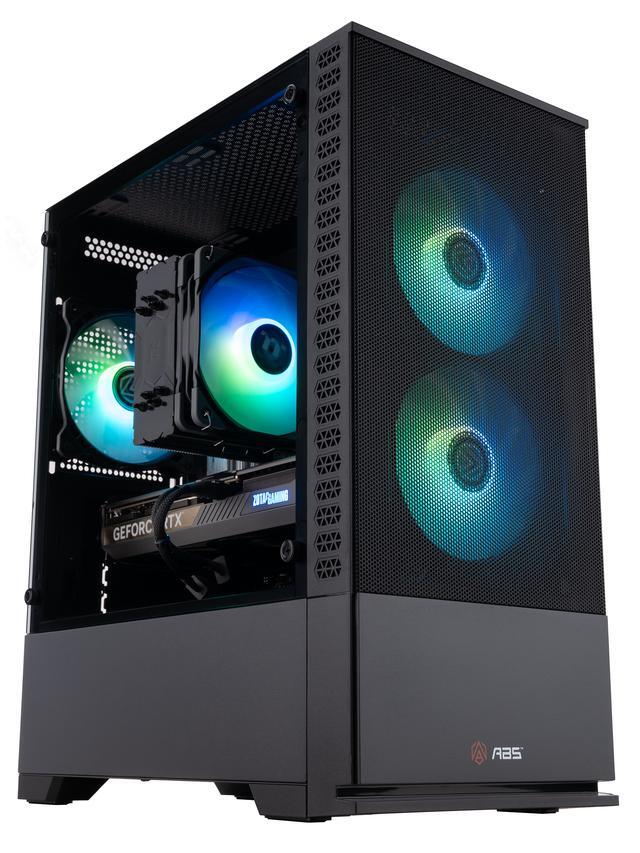 ABS Cyclone Aqua Gaming PC - Windows 11 - AMD Ryzen 7 7800X3D - GeForce RTX 5070 - DLSS 4 - AI-Powered Performance - 32GB DDR5 6400MHz - 1TB M.2 NVMe SSD - CA7800X3D5070