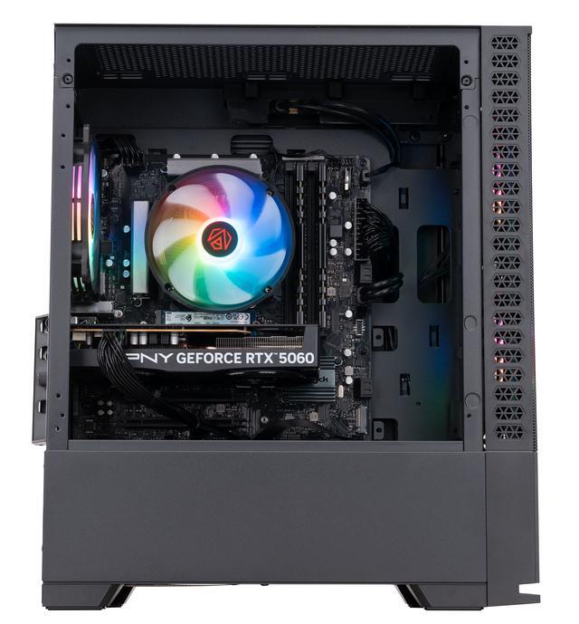 ABS Cyclone Aqua Gaming PC - Windows 11 - Intel Core 5 Processor 120 - GeForce RTX 5060 - DLSS 4 - AI-Powered Performance - 32GB DDR4 3200MHz - 1TB M.2 NVMe SSD - CA120F5060
