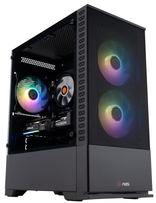 ABS Cyclone Ruby Gaming PC - Windows 11 - AMD Ryzen 5 9600X - Radeon RX 9060 XT - 32GB DDR5 6000 - 1TB M.2 NVMe SSD - CR9600X9060XT8GB