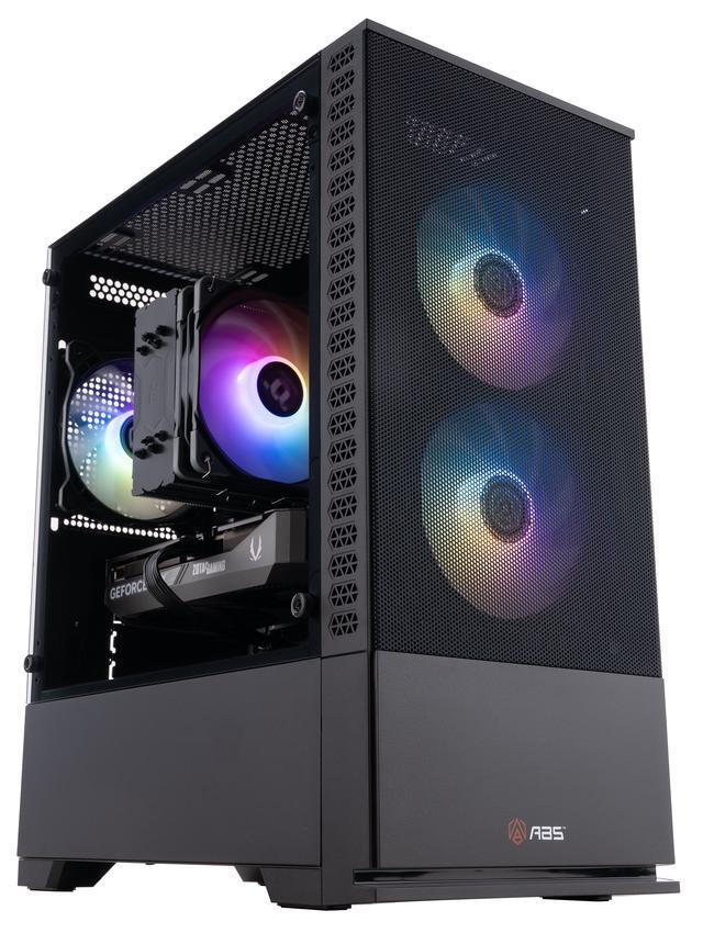 ABS Cyclone Ruby Gaming PC - Windows 11 - AMD Ryzen 7 7700X - GeForce RTX 5060 Ti 16GB - DLSS 4 - AI-Powered Performance - 32GB DDR5 6000 - 1TB M.2 NVMe SSD - CR7700X5060TI2