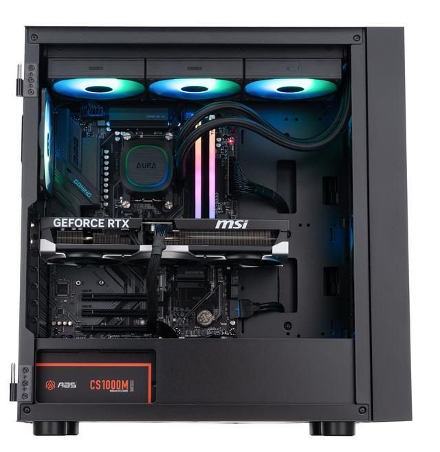 ABS Eurus Ruby Gaming PC - Windows 11 - AMD Ryzen 7 9800X3D - GeForce RTX 5080 - DLSS 4 - AI-Powered Performance - 32GB DDR5 6400MHz - 2TB M.2 NVMe SSD - ER9800X3D50807