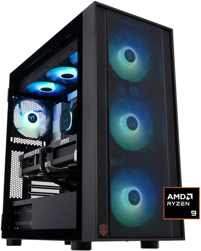 ABS Eurus Ruby Gaming PC - Windows 11 - AMD Ryzen 9 9950X3D - GeForce RTX 5090 - DLSS 4 - AI-Powered Performance - 32GB DDR5 6400 - 2TB M.2 NVMe SSD - ER9950X3D50902