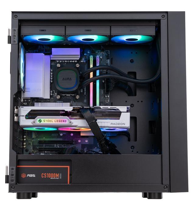 ABS Eurus Ruby Gaming PC - Windows 11 Home - AMD Ryzen 7 9800X3D - Radeon 9070XT - 32GB DDR5 6000 - 2TB M.2 NVMe SSD - ER9800X3D9070XT