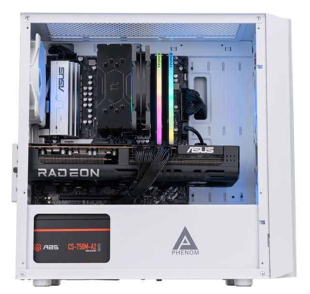 ABS Flux Ruby Gaming PC - Windows 11 - AMD Ryzen 7 7800X3D - Radeon RX 9070 XT - DLSS 4 - AI-Powered Performance - 32GB DDR5 6400MHz - 2TB M.2 NVMe SSD - FR7800X3D9070XT