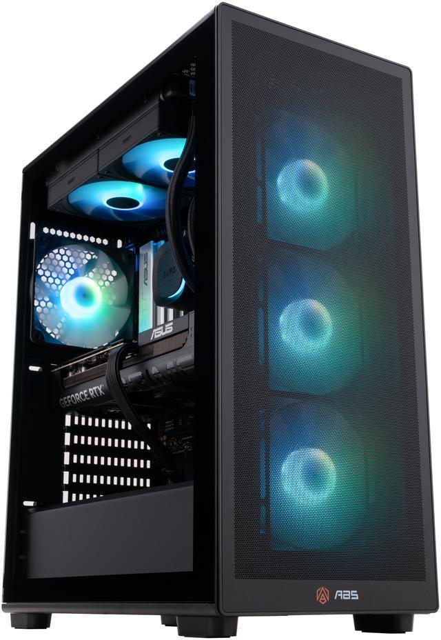ABS Stratos Ruby Gaming PC Powered By Asus - Windows 11 - AMD Ryzen 7 9800X3D - GeForce RTX 5070 - DLSS 4 - AI-Powered Performance - 32GB DDR5 6000 - 2TB M.2 NVMe SSD - SR9800X3D50702