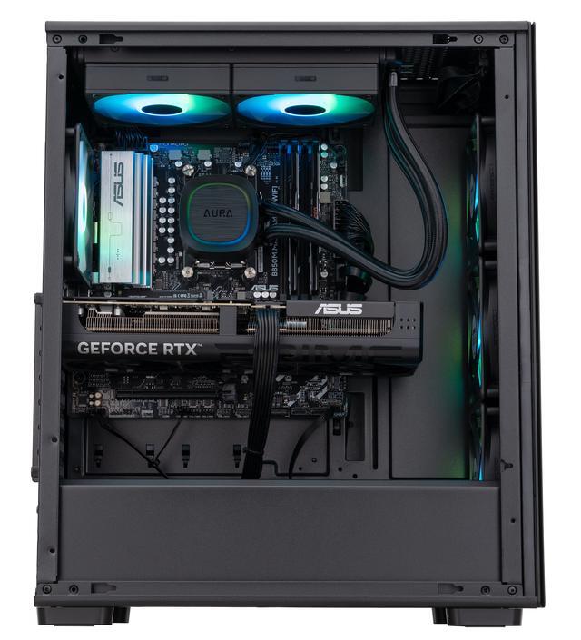 ABS Stratos Ruby Gaming PC Powered By Asus - Windows 11 - AMD Ryzen 7 9800X3D - GeForce RTX 5070 - DLSS 4 - AI-Powered Performance - 32GB DDR5 6000 - 2TB M.2 NVMe SSD - SR9800X3D50702