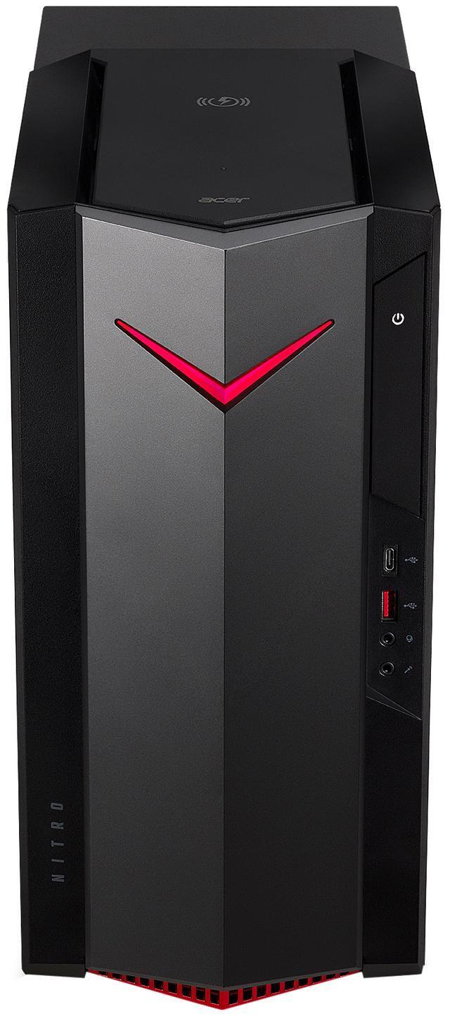 Acer Gaming Desktop Nitro 50 N50-640-UR13 Intel Core I5-12400F 16GB DDR4 1TB HDD 512GB PCIe SSD GeForce RTX 3050 Windows 11 Home 64-bit