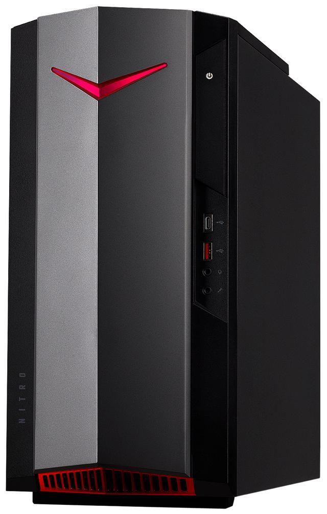 Acer Gaming Desktop Nitro 50 N50-640-UR13 Intel Core I5-12400F 16GB DDR4 1TB HDD 512GB PCIe SSD GeForce RTX 3050 Windows 11 Home 64-bit