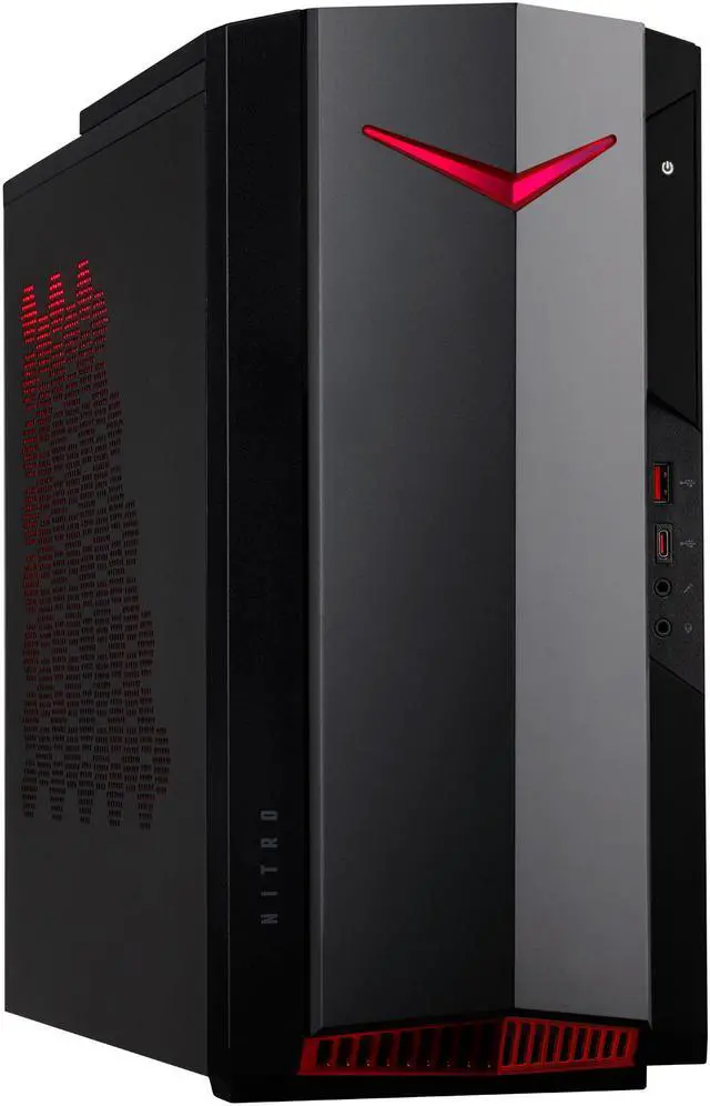 Acer Nitro 50 - Intel Core i5-10400F - 8 GB DDR4 - 512 GB SSD - GeForce GTX 1650 - Windows 10 Home - Gaming Desktop (N50-610-UR14)