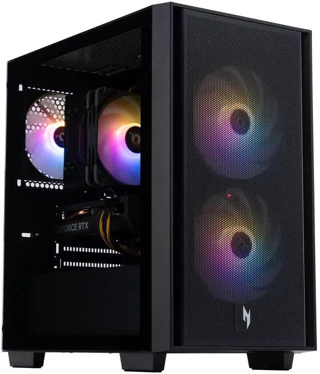 Acer Nitro 60 Gaming Desktop AMD Ryzen 9 7900 NVIDIA GeForce RTX 5070Ti with 16GB GDRR7 VRAM 32GB RAM 2TB SSD N60-181-UR26 Black New