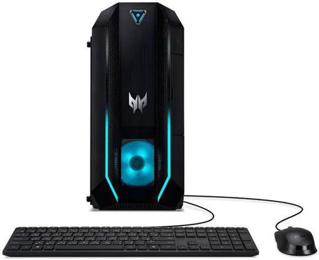 Acer Predator Orion 3000 Desktop 11th Gen Intel Core i5-11400F GeForce GTX 1660 SUPER 8GB DDR4 512GB NVMe M.2 SSD Black Windows 10 Home PO3-630G-UW91