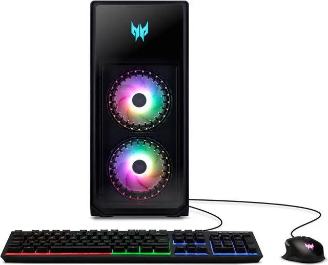 Acer Predator Orion 5000 PO5-655-UR12 Gaming Desktop Intel Core i7-14700F 20-Core CPU NVIDIA GeForce RTX 4070 Ti 16GB DDR5 1TB PCIe Gen4 SSD Intel Wi-Fi 6E AX211 Windows 11 Home