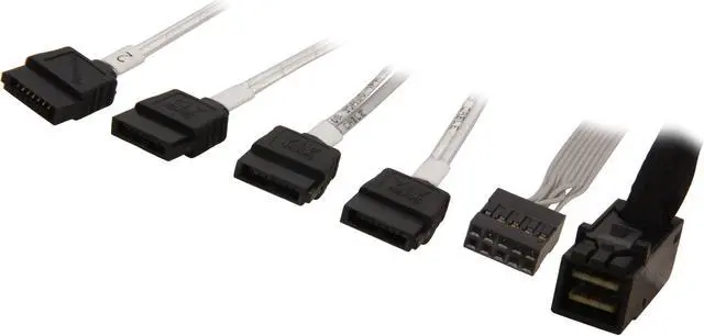Adaptec 2280000-R ACK-I-rA-HDmSAS-4SATA-SB-.8M Cable