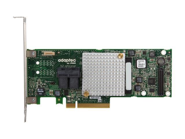 Adaptec 8805 (2277500-R) PCI-Express 3.0 X8 SATA / SAS High Port Count SAS / SATA RAID Adapters