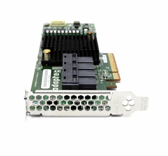 ADAPTEC ASR-71605 SFF8643 16 PORT SAS SATA 6Gb/s HBA/RAID CARD W/4 X 1.0M CABLES