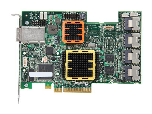 Adaptec RAID 51645 2258600-R SATA/SAS 20-port (16 Internal 4 External) W/ 512MB Cache Memory Controller Card Single